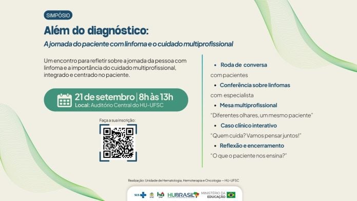 HU-UFSC promove simpósio sobre a jornada do paciente com linfoma no dia 21