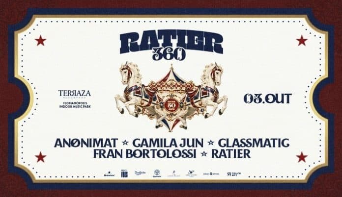 Terraza Presents: Ratier 360 no Indoor Music Park de Jurerê em 3 de outubro