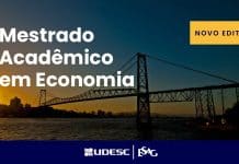 Udesc Esag abre 9 vagas para mestrado gratuito em Economia em Florianópolis Udesc Esag abre 9 vagas para mestrado gratuito em Economia em Florianópolis