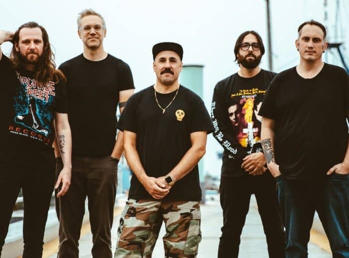 Integrantes da banda norte-americana A Wilhelm Scream em foto de divulgação