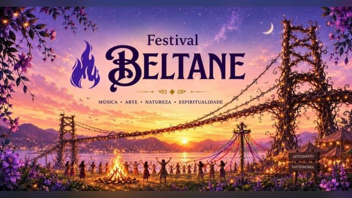 Arte oficial do Beltane Festival, edição Ilha da Magia