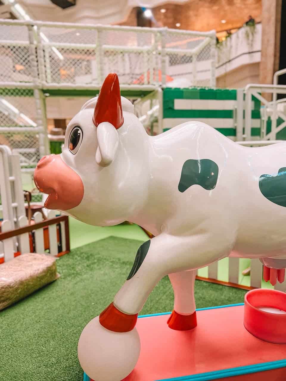 Vaquinha eletrônica da Fazendinha no Beiramar Shopping