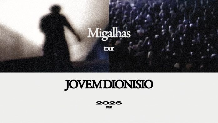 Arte oficial da Migalhas Tour, do Jovem Dionísio