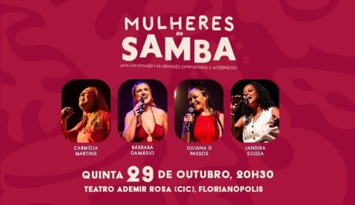 Arte do Especial Mulheres do Samba da Orquestra Brasileira