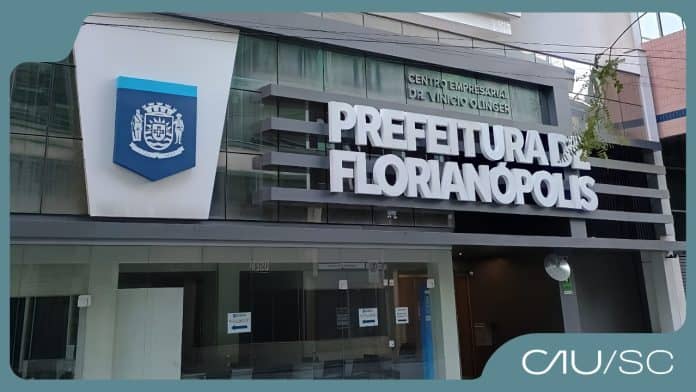 Fachada do prédio da Prefeitura de Florianópolis