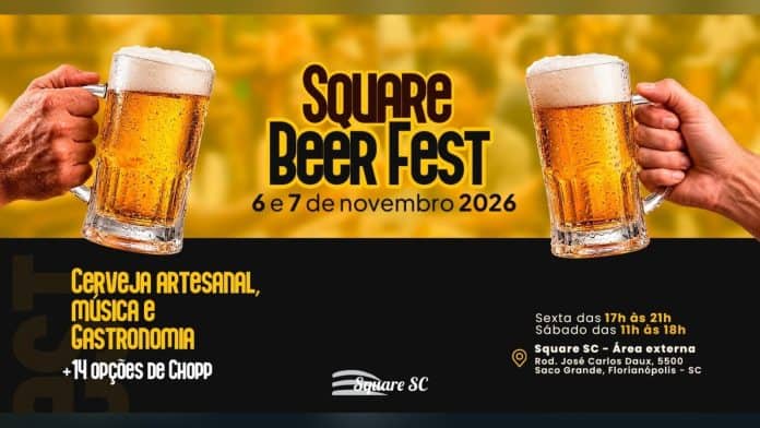 Arte oficial do Square Beer Fest 2026